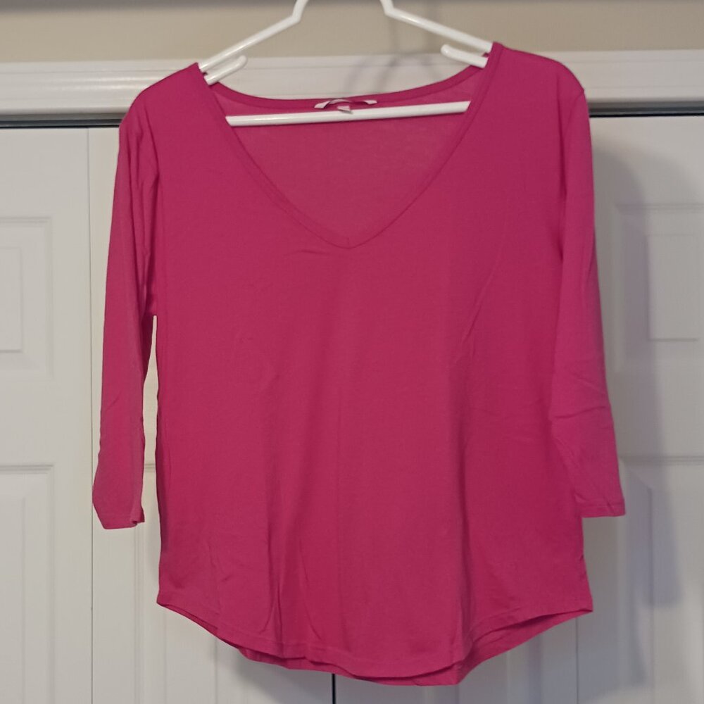 #184 3/$18 - Victoria's Secret Pink Long Sleeve Top Size Small